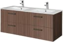 WELLTIME Trento Doppelwaschtisch Cannello-Eiche 120cm Bild 2