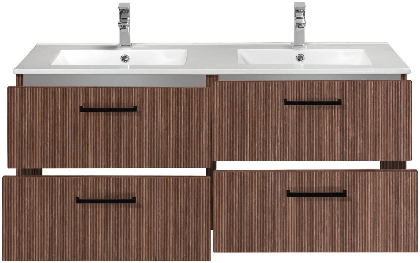 WELLTIME Trento Doppelwaschtisch Cannello-Eiche 120cm - Bild 3