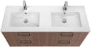 WELLTIME Trento Doppelwaschtisch Cannello-Eiche 120cm Bild 5