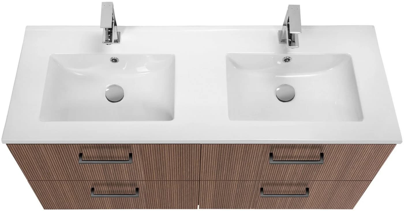 WELLTIME Trento Doppelwaschtisch Cannello-Eiche 120cm - Bild 5
