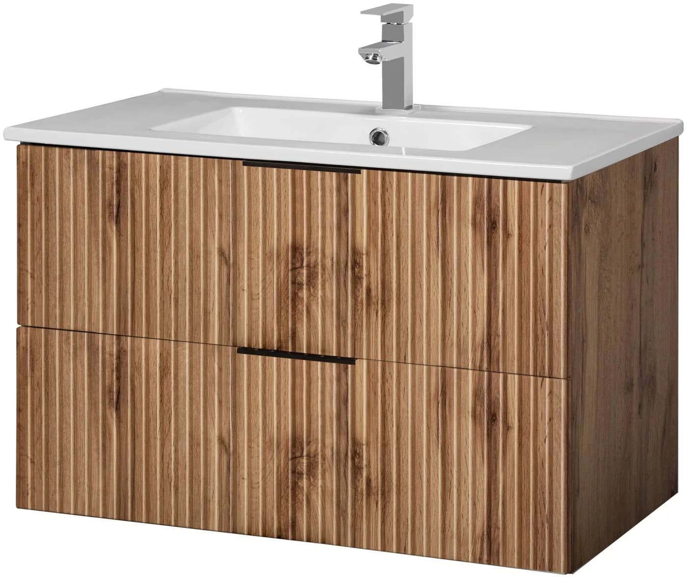 Welltime Waschtisch Trento mit Becken 80cm Wotaneiche - Bild 5