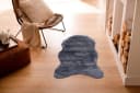 OTTO HOME Valeria Fellteppich Grau Hochflor Kuschelig Bild 1