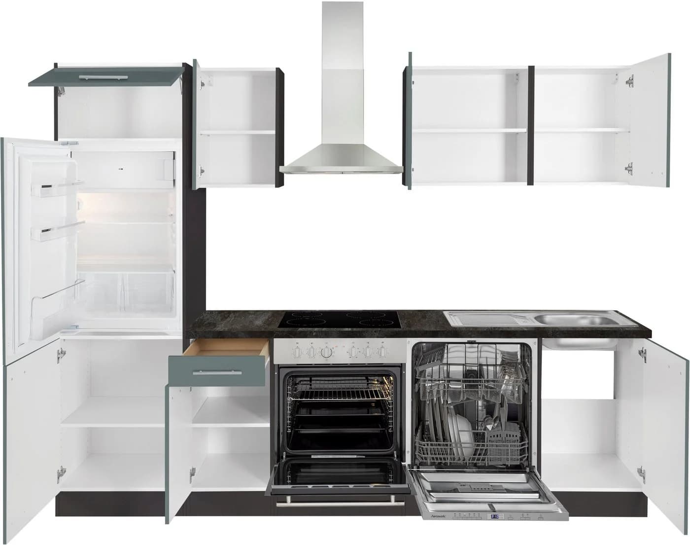 OPTIFIT Küchenzeile Malika 270 cm mit Hanseatic-E-Geräten - Bild 4