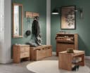HOME AFFAIRE Schuhbank Dura Wildeiche Massivholz mit 3 Schubladen Bild 2