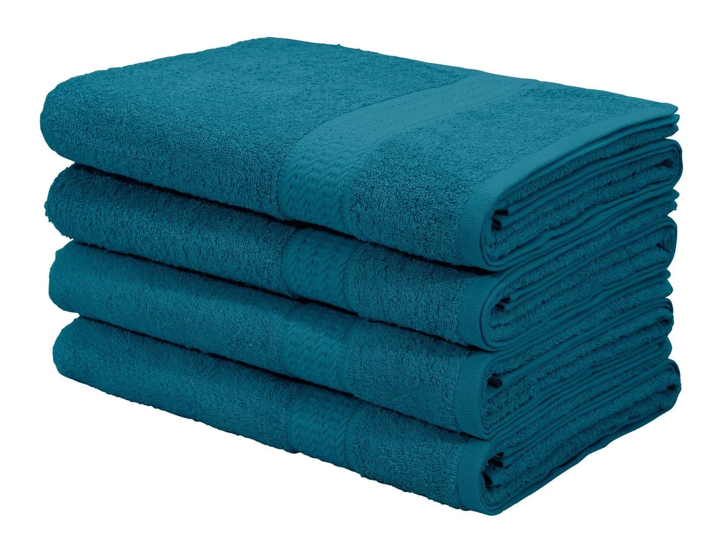 OTTO HOME Duschtuch-Set Juna 4-tlg. Aqua 100% Baumwolle mit Bordüre - Bild 2