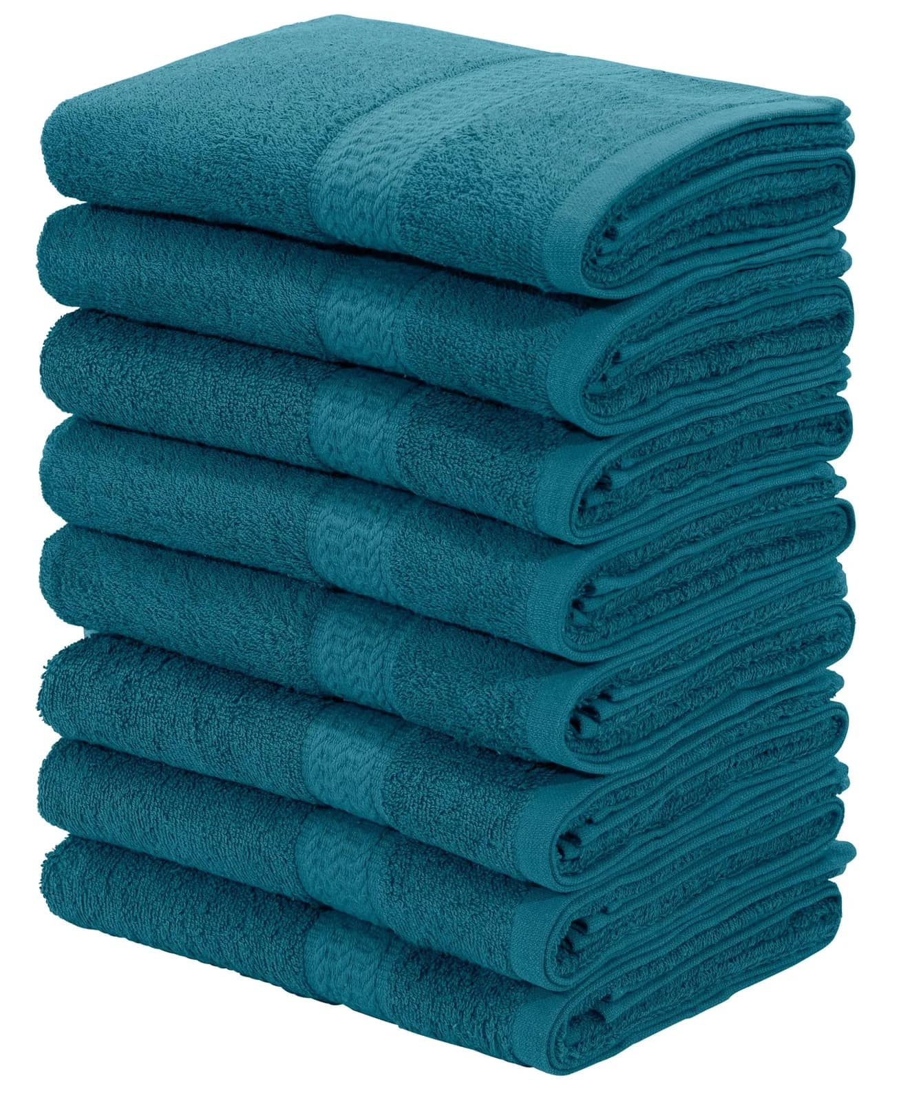 OTTO HOME Handtuch-Set Juna 8-tlg. Aqua 100% Baumwolle