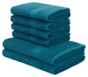 OTTO home Handtuch Set Juna 6-tlg. Walkfrottee Baumwolle Blau Bild 2