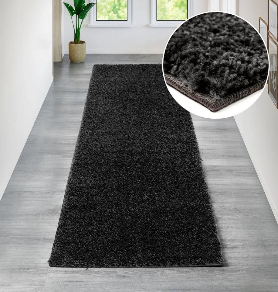 OTTO HOME Hochflor-Teppich Viva Shaggy Grau Uni - Bild 2