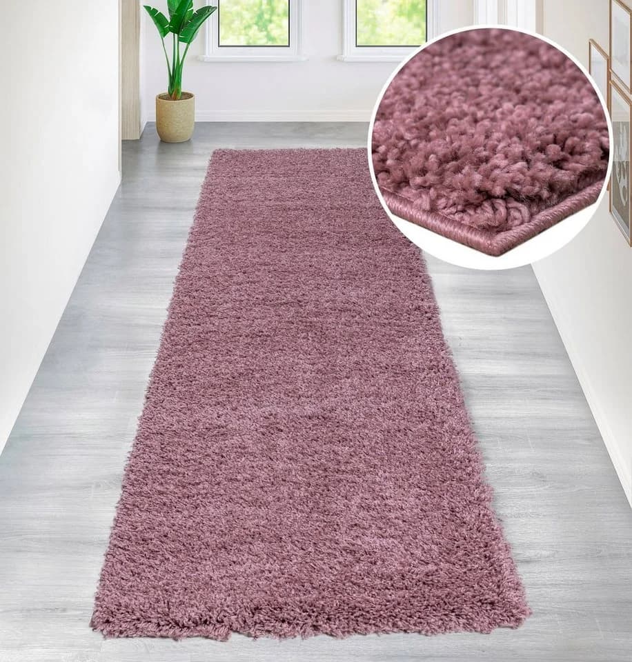 OTTO HOME Hochflor-Teppich Viva Shaggy Mahagoni Uni - Bild 2
