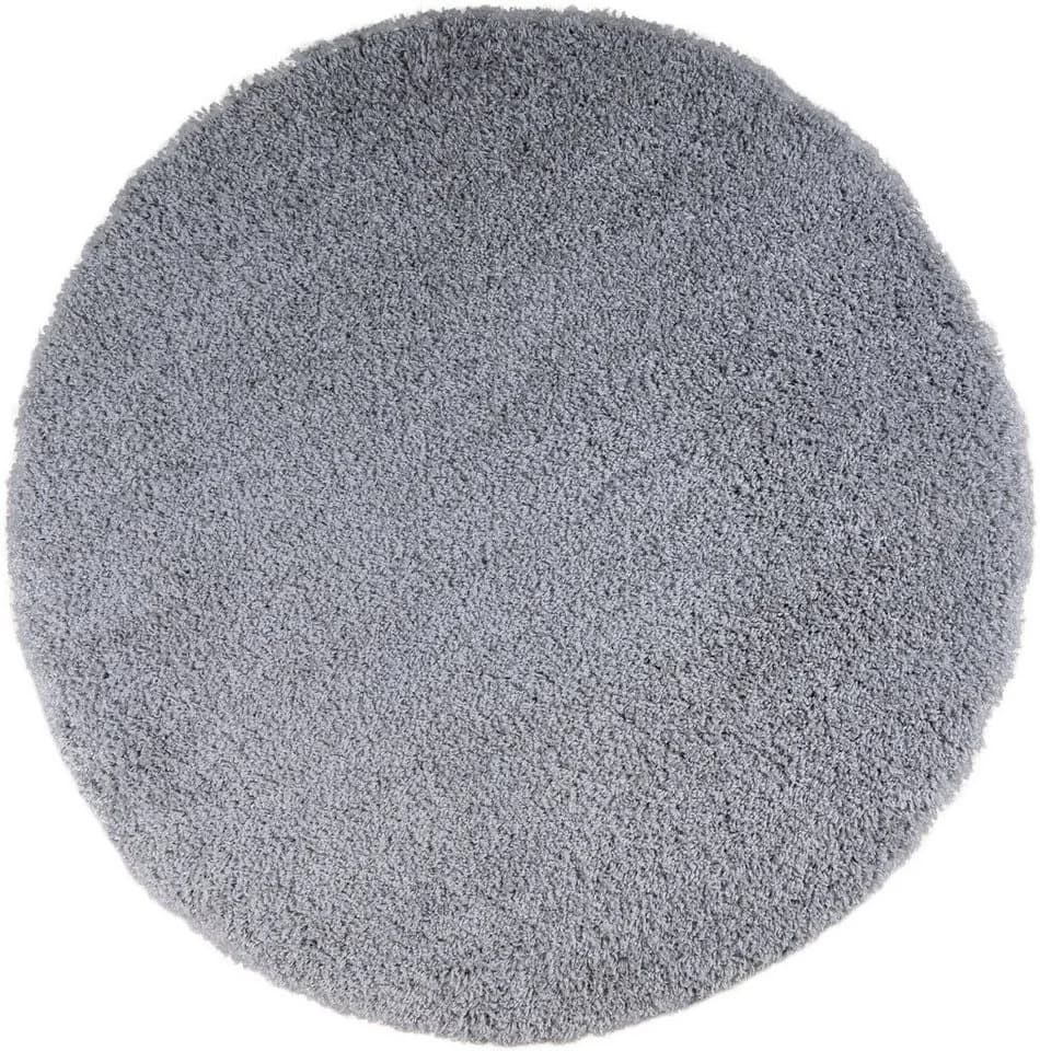 OTTO HOME Shaggy 30 Teppich Rund Hellgrau Hochflor