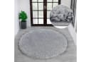 OTTO HOME Shaggy 30 Teppich Rund Hellgrau Hochflor Bild 2