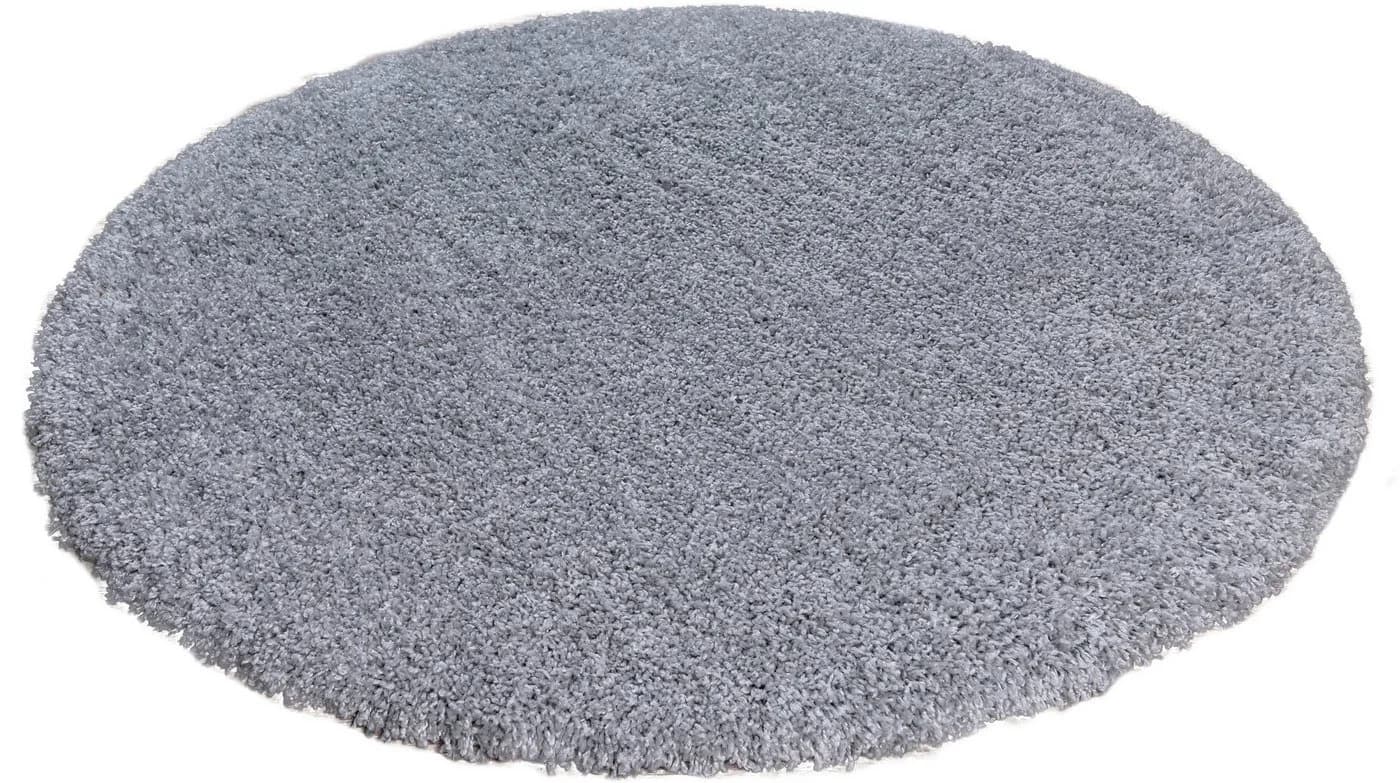 OTTO HOME Shaggy 30 Teppich Rund Hellgrau Hochflor - Bild 3