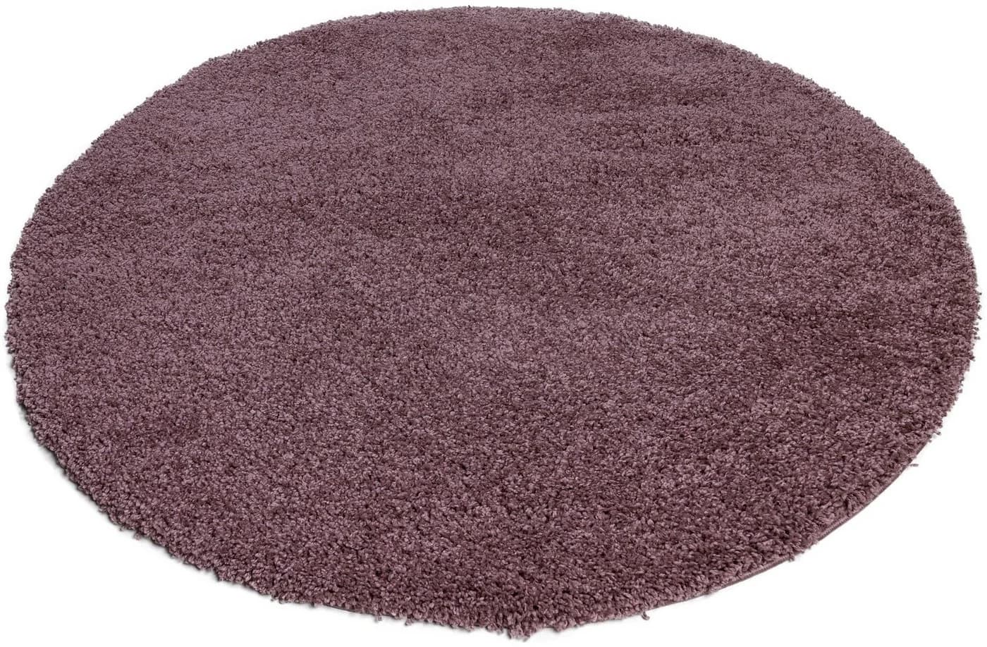 OTTO HOME Shaggy 30 Teppich Rund Braun Mahagoni 140cm - Bild 3