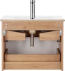 WELLTIME Lund Waschtisch mit Becken 61cm Weiß Eiche Bild 5