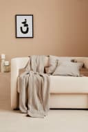Wohndecke HEVIN Taupe Baumwolle LeGer Home by Lena Gercke Bild 5