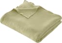 LEGER HOME Wohndecke HEVIN Olivgrün Baumwolle Crinkle Bild 2