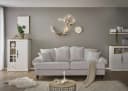 HOME AFFAIRE WESTMINSTER 3,5-Sitzer Sofa Grau Microfaser Bild 3