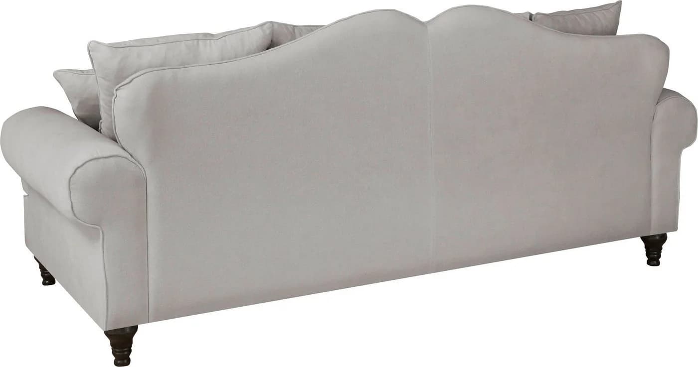 HOME AFFAIRE WESTMINSTER 3,5-Sitzer Sofa Grau Microfaser - Bild 5