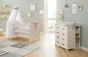 OTTO HOME Babyzimmer-Komplettset Aimo Landhausstil Weiß Kinderbett Wickelkommode Bild 1