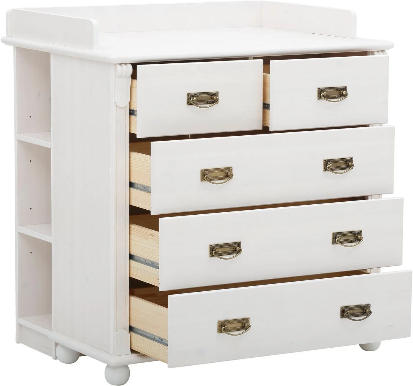 OTTO HOME Babyzimmer-Komplettset Aimo Landhausstil Weiß Kinderbett Wickelkommode - Bild 5