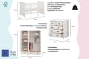 OTTO HOME Aimo Babyzimmer-Komplettset Landhausstil Weiß Bild 4