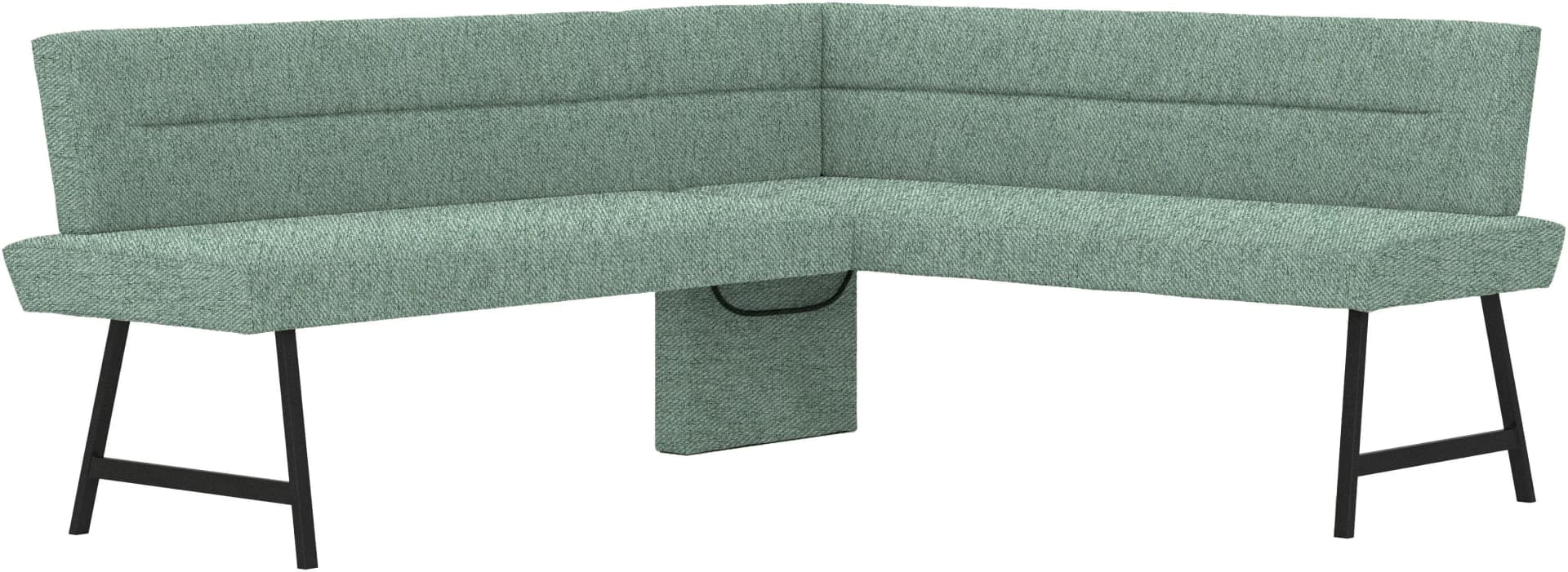 OTTO HOME Eckbank Sava Hellgrün Polyester Gepolstert