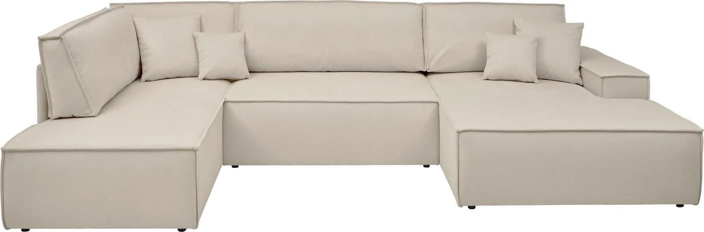 OTTO HOME Wohnlandschaft Finnley U-Form XXL Beige