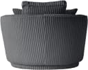HOME AFFAIRE MAISIE Drehsessel XXL mit Hocker Anthrazit Bild 4