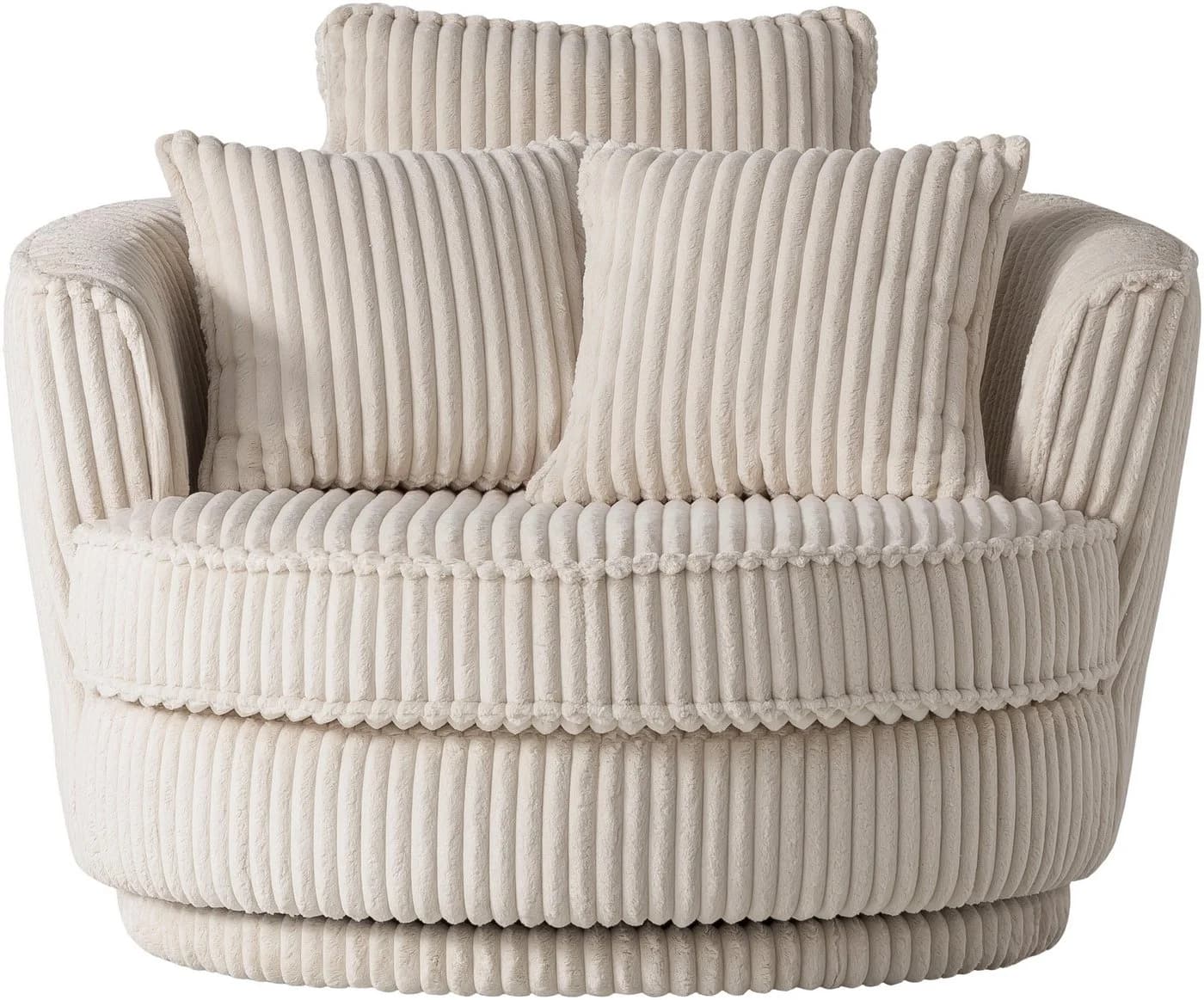 HOME AFFAIRE Drehsessel MAISIE Love Seat XXL Beige 360 Grad