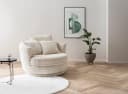 HOME AFFAIRE Drehsessel MAISIE Love Seat XXL Beige 360 Grad Bild 2