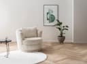 HOME AFFAIRE Drehsessel MAISIE Beige MEGA CORD 360 Grad Bild 2