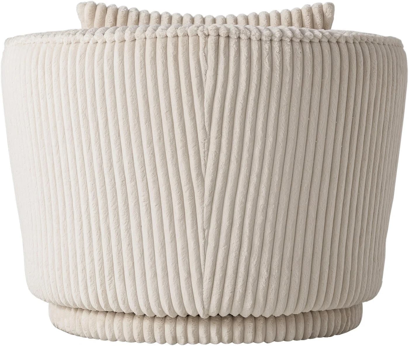 HOME AFFAIRE Drehsessel MAISIE Beige MEGA CORD 360 Grad - Bild 4