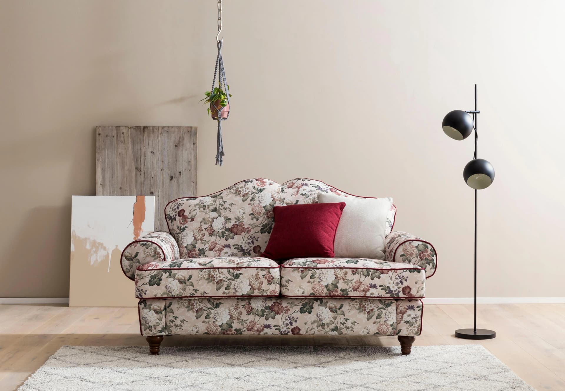 HOME AFFAIRE 2-Sitzer Sofa LUCIENNE Bunt