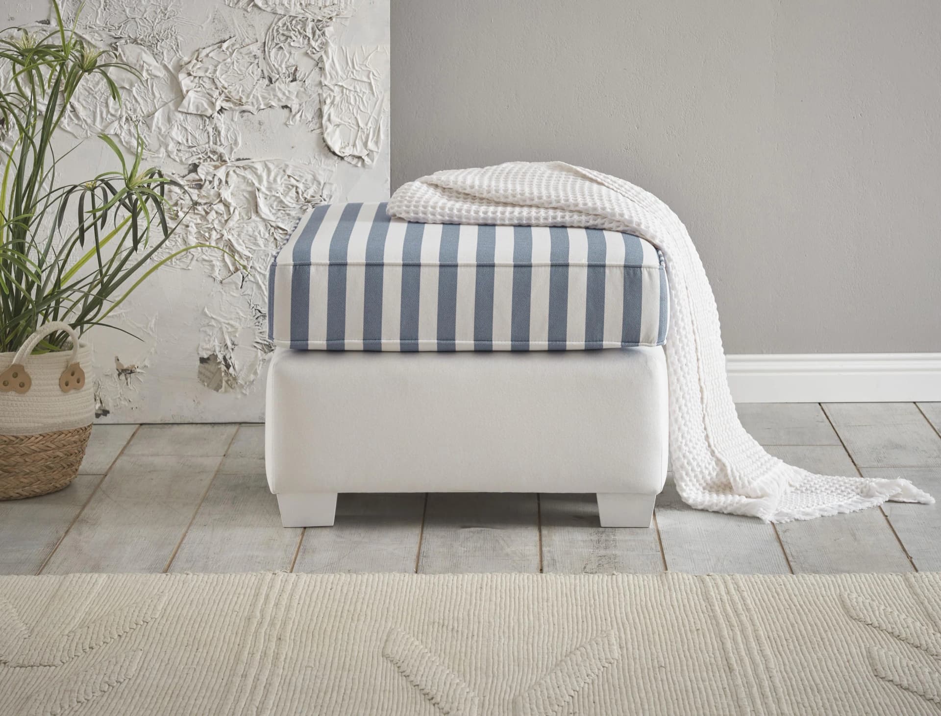 Hocker HOME AFFAIRE CALIFORNIA Beige 100% PES