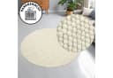 OTTO HOME Wollteppich Wolly Beige Handgewebt Rund 120cm Bild 2