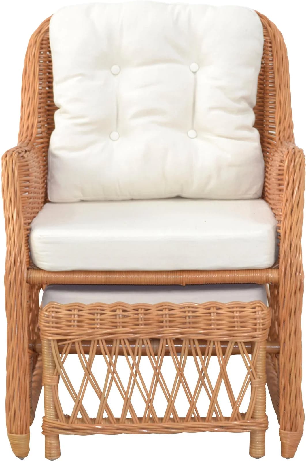 Rattanstuhl HOME AFFAIRE Braun Rattan
