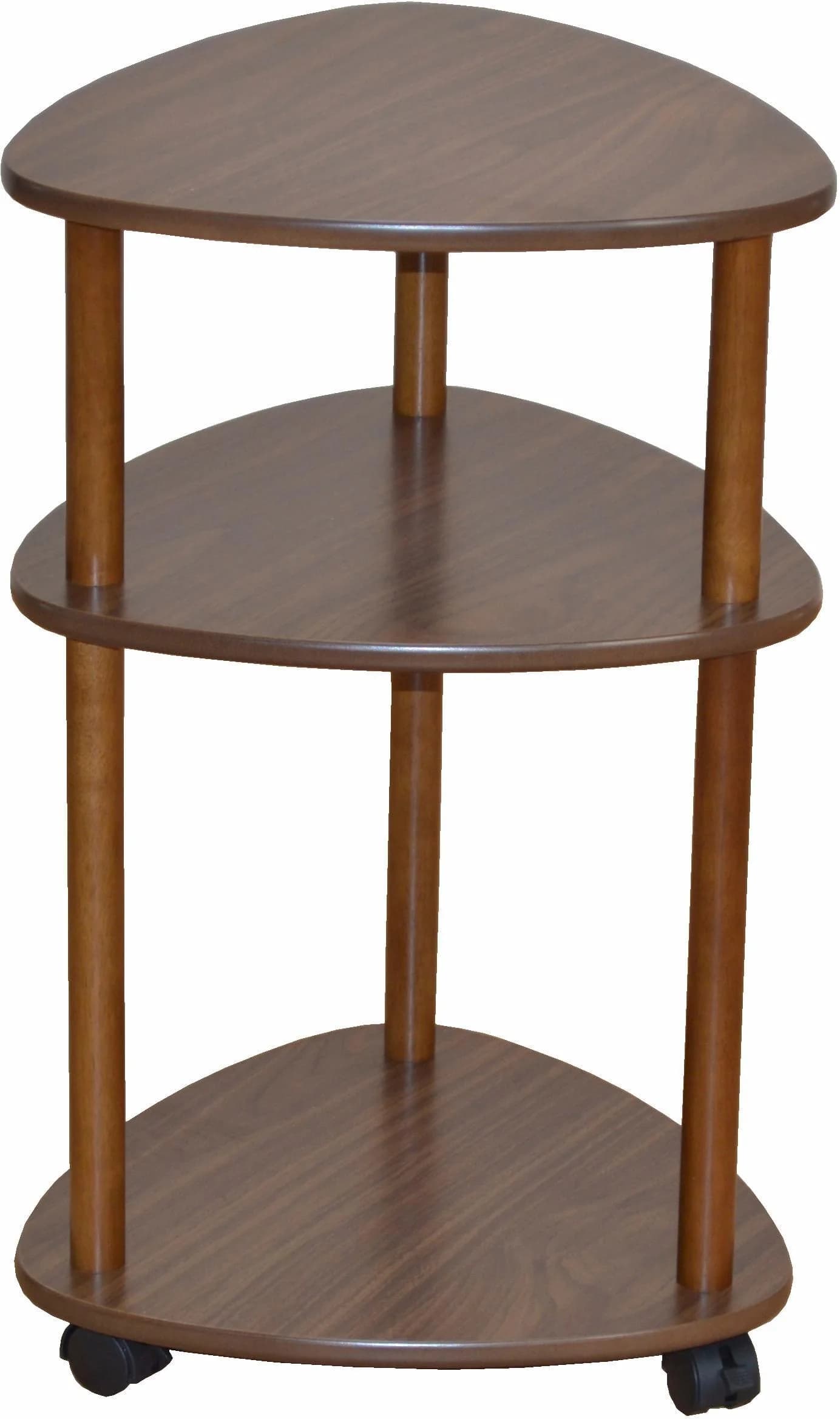 Home Affaire Beistelltisch Nussbaum Braun mit Rollen