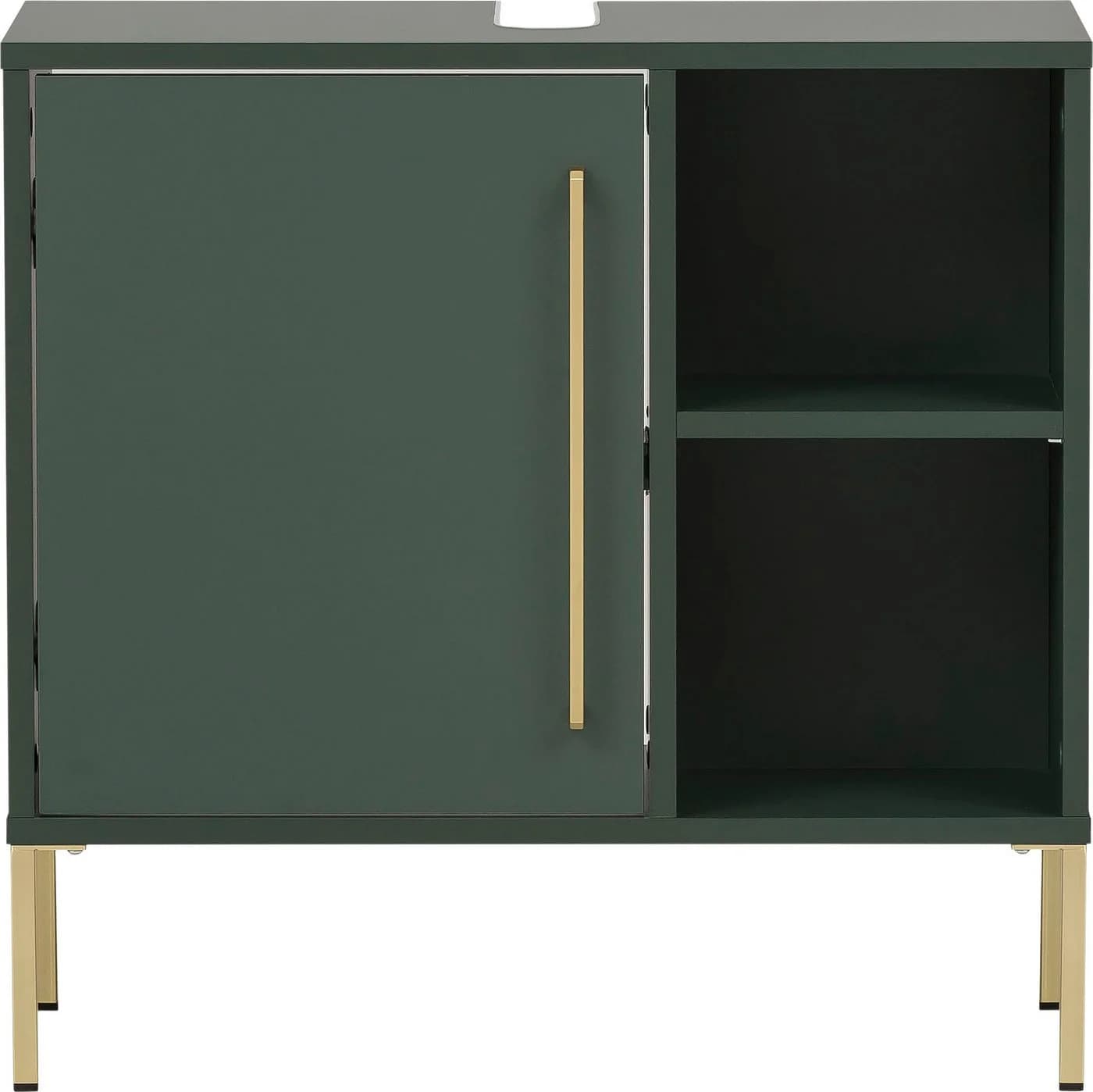 WELLTIME Waschbeckenunterschrank Kent waldgrün mit Soft-Close - Bild 2