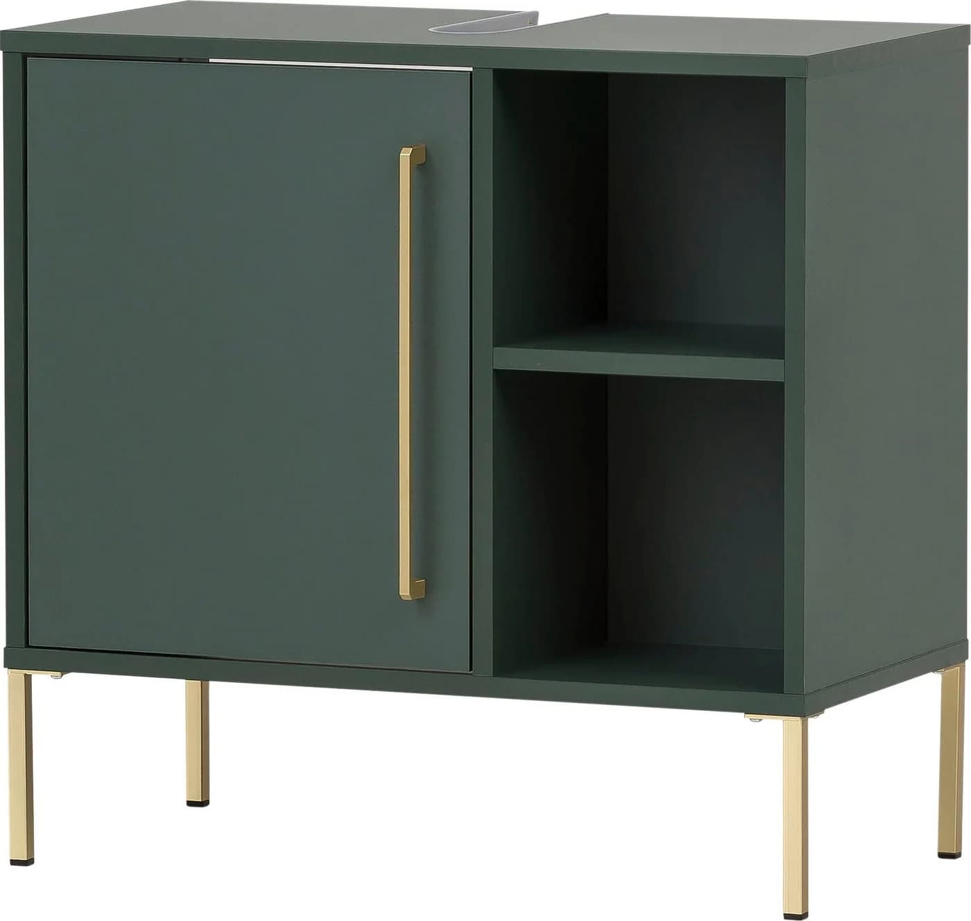 WELLTIME Waschbeckenunterschrank Kent waldgrün mit Soft-Close - Bild 3