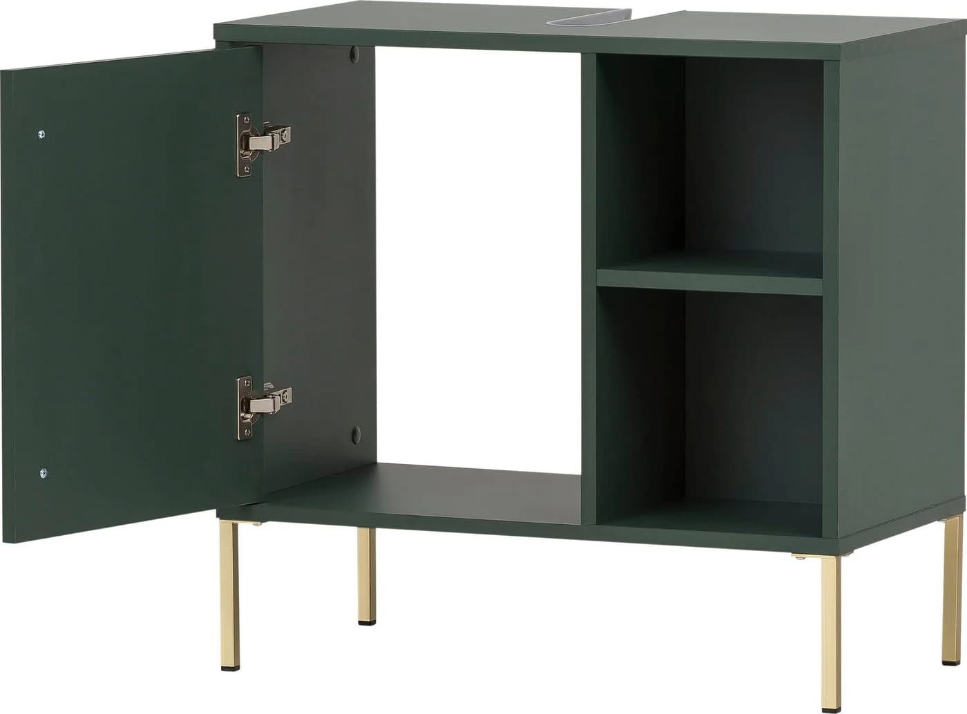 WELLTIME Waschbeckenunterschrank Kent waldgrün mit Soft-Close - Bild 4