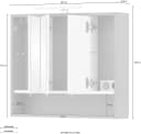 welltime Spiegelschrank Kent Made in Germany LED-Beleuchtung Bild 5