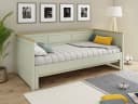 OTTO HOME ERIK Funktionsbett Massivholz Kiefer Ausziehbar Olive Bild 2