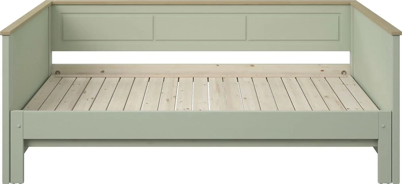 OTTO HOME ERIK Funktionsbett Massivholz Kiefer Ausziehbar Olive - Bild 5