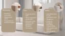 LeGer Home PIARA 3-Sitzer Sofa Grau Leinenoptik Bild 3