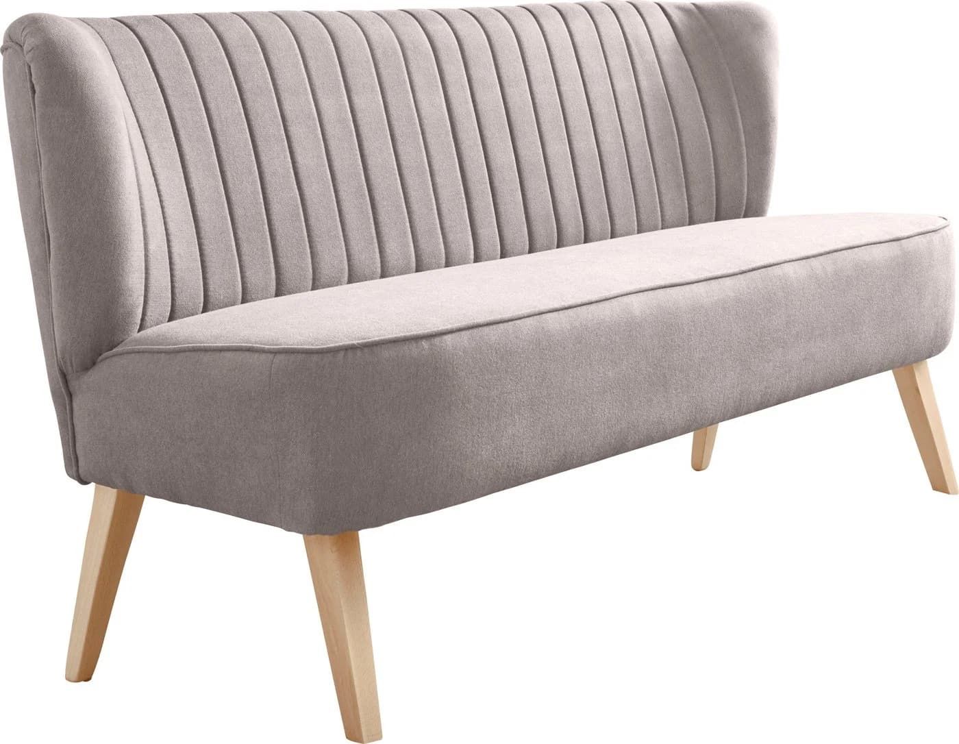 Home affaire 2-Sitzer Sofa Campi Taupe Microfaser