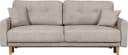 Home Affaire Triplo Schlafsofa 3-Sitzer mit Bettkasten Creme Bild 1