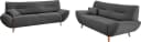 Home Affaire Polstergarnitur Drago Grau 3-Sitzer 2-Sitzer Bild 1