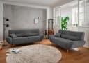 Home Affaire Polstergarnitur Drago Grau 3-Sitzer 2-Sitzer Bild 2