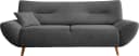 Home Affaire Polstergarnitur Drago Grau 3-Sitzer 2-Sitzer Bild 3