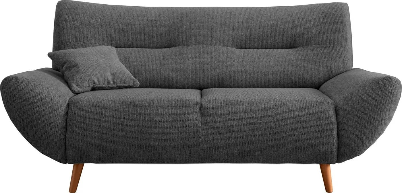 Home Affaire Polstergarnitur Drago Grau 3-Sitzer 2-Sitzer - Bild 4